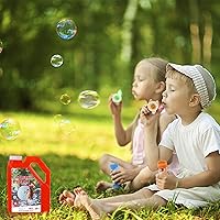 Vista 7 de Lulu Home Solución concentrada de burbujas, solución de recarga de burbujas de 1 l/33.8 onzas para fiestas de Halloween infantiles, máquina