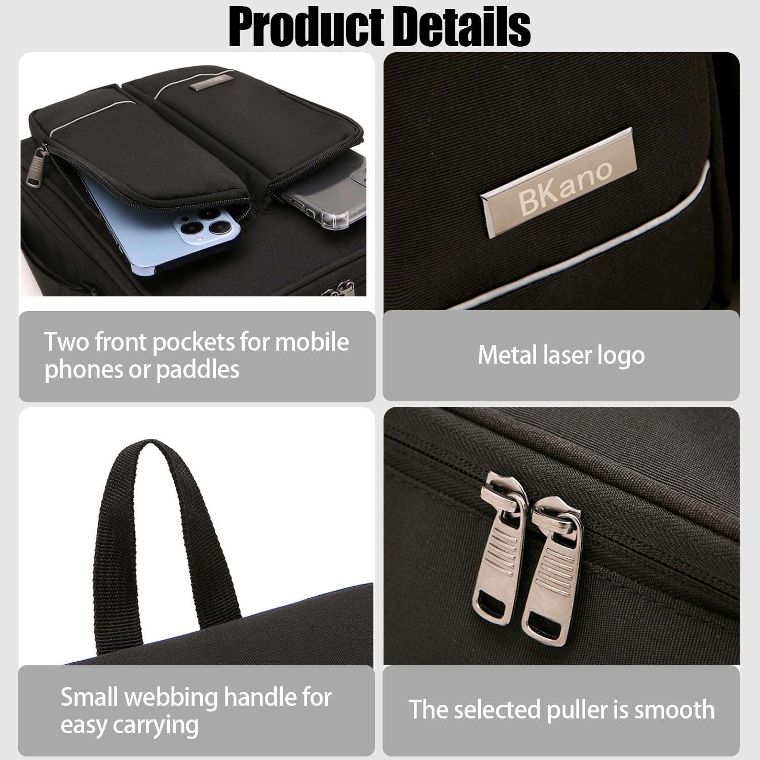 JXAXD Carrying Case for DJI Neo Fly More Combo Large Capacity Storage Bag for DJI Neo Portable Neo Bag with Adjustable Shoulder Strap - Image 3