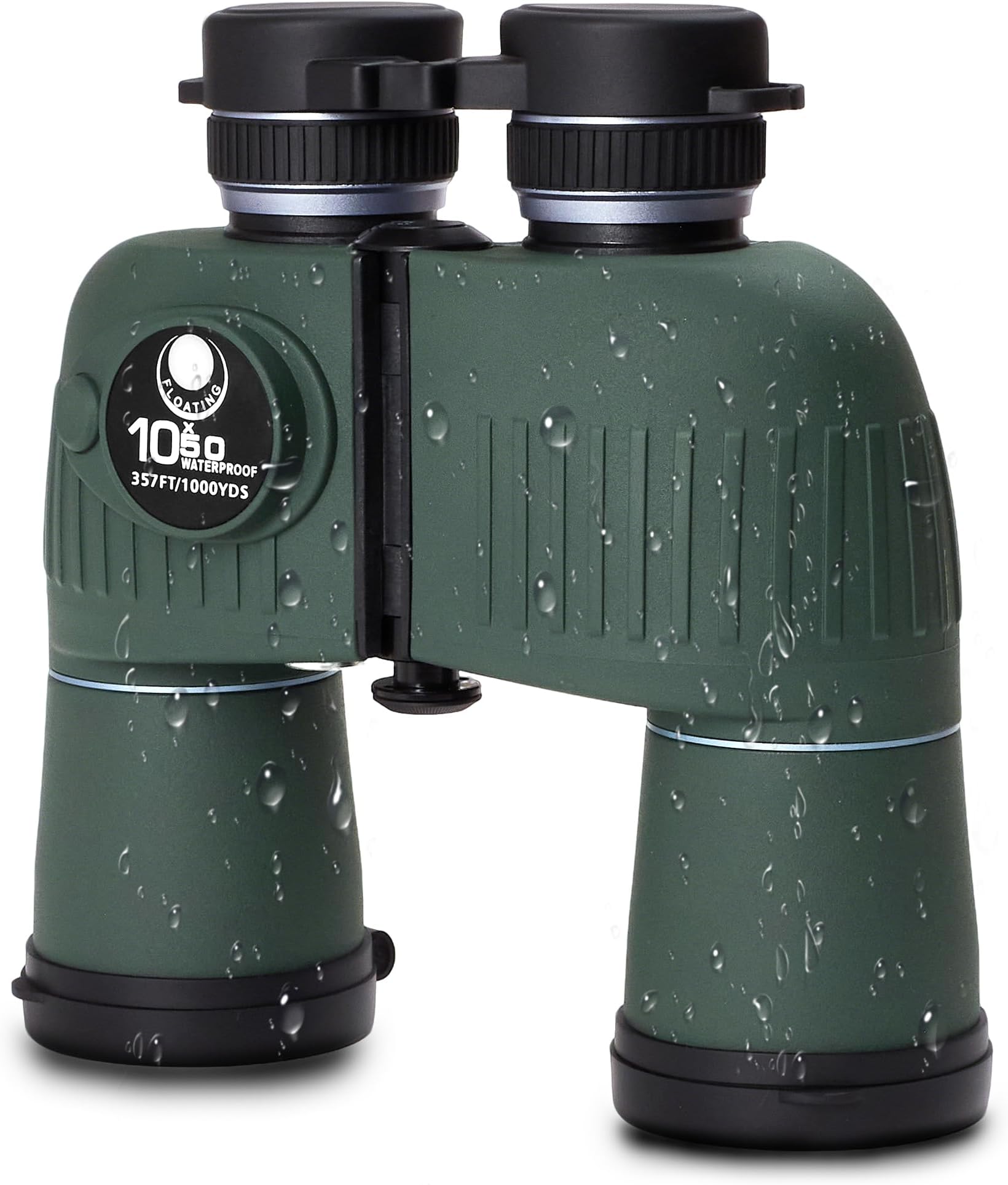 - SELFIE CAT 10x50 Marine Binoculars for Adults Night Vision, IPX7 Waterproof Marine Binoculars for Boating Cruise Ship Bird Watching Hunting Travel Stargazing Football, HD Binocular with Compass