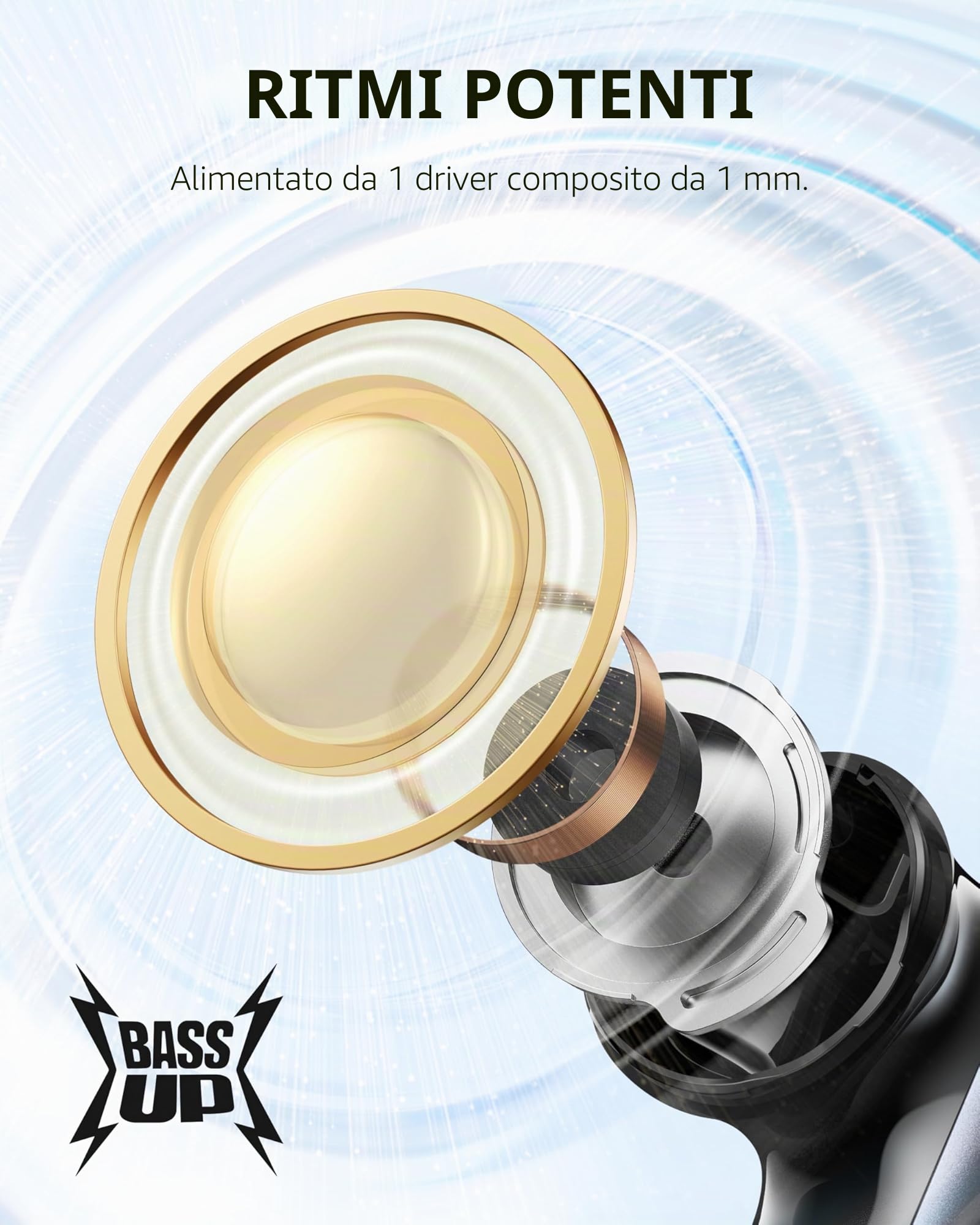 Soundcore by Anker P40i Cuffie Bluetooth Wireless con Cancellazione Rumore per Ogni Ambiente, Forti Bassi, Riproduzione 60H, Case e Supporto Telefono 2 in 1, IPX5, Carica Wireless, Bluetooth 5.3