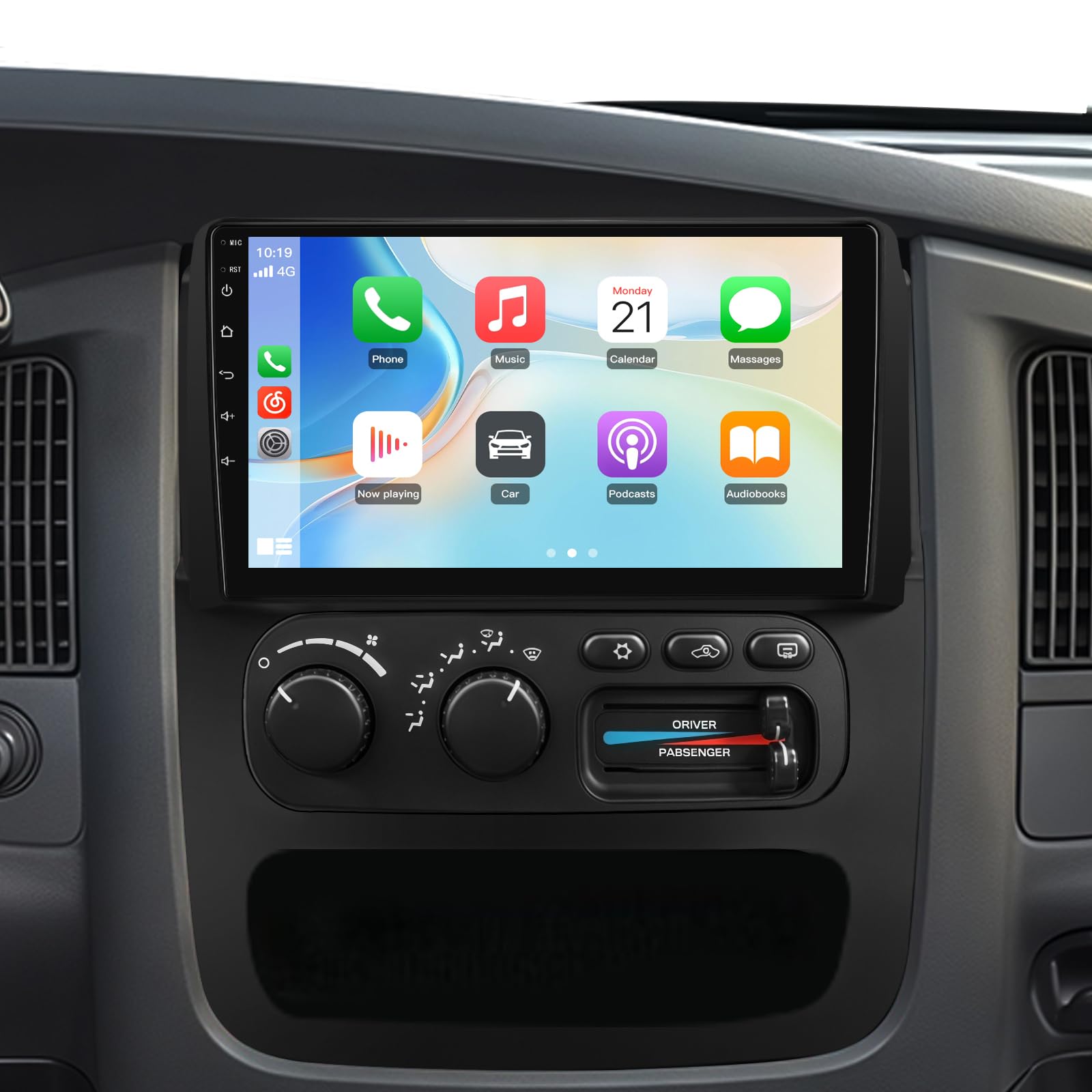 AWESAFE 5G WiFi Car Radio Stereo for Dodge RAM 1500 2500 2002 2003 2004 2005,9 inch Touch Screen with Wireless CarPlay Android Auto