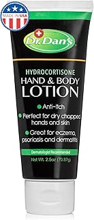 Dr. Dan's Hydrocortisone Hand and Body Lotion - Anti Itch Lotion for Men and Women - 1 Pack