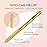 PANA 3/32 Carbide Cuticle Nail Drill Bit for Cuticle Cleaning, Dead Skin Removal, Gel Polish & Acrylic Removal, Under Nail Cleaner, Nail Salon, Manicure Tools (UNC - Gold, Extra Fine)