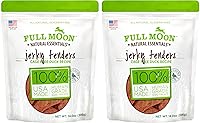 Vista 9 de Full Moon, Essentials Beef Jerky Tenders - Golosinas naturales de carne seca de reses criadas al aire libre para perros, ingredientes de grado