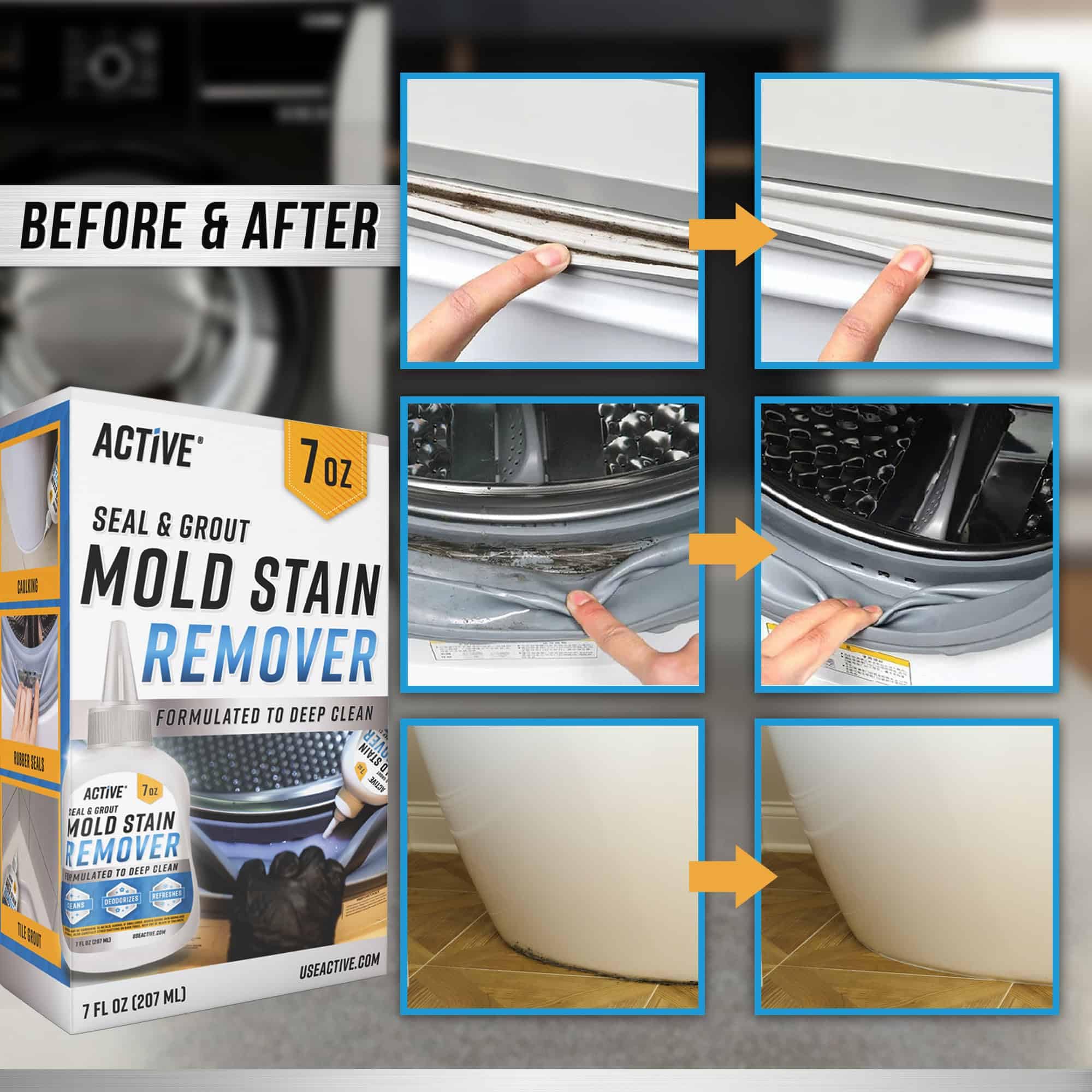 Mold Stain Remover Gel Cleaner - 7 Fl Oz Q805195