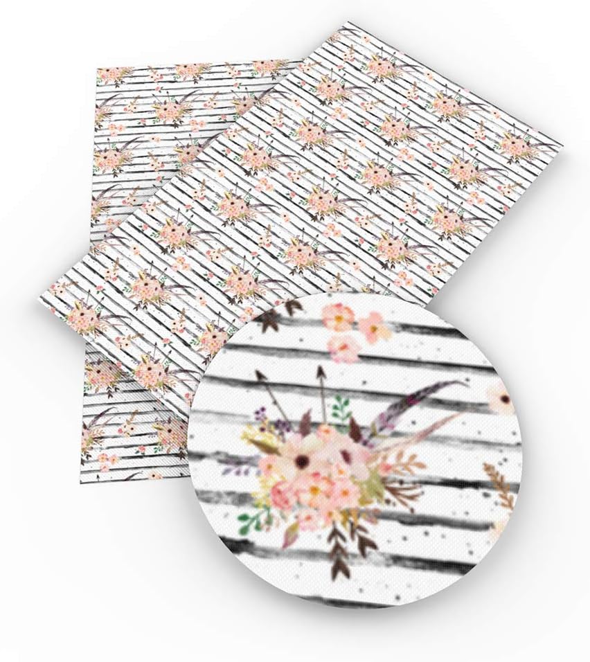 8x13 Inch Leather Roses Flowers for Sewing Garments Flower