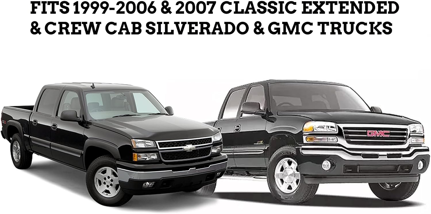 Husky Liners Classic Style Series | Front Floor Liners - Grey | 31302 | Fits 1999-2007 Chevrolet Silverado/GMC Sierra 1500, 1999-2007 Chevrolet Silverado/GMC Sierra 2500/3500 2 Pcs