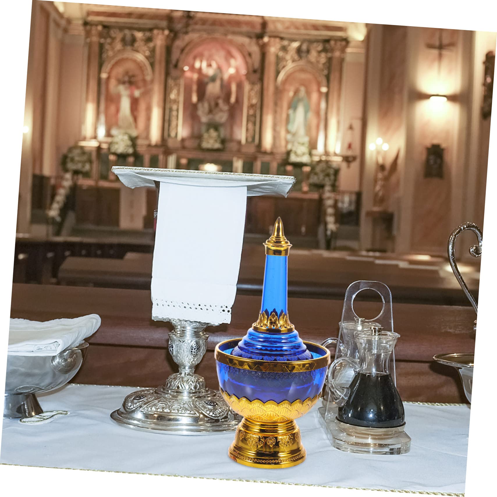 VINTORKY 1 Set Holy Water Cup Dripping Bottle Decor Water Glasses Buddha Offering Bowl Buddha Water Cup Wear-resistant Holy Cup Desktop Buddhism Cup Plastic Cups Tabletop Holy Cup
