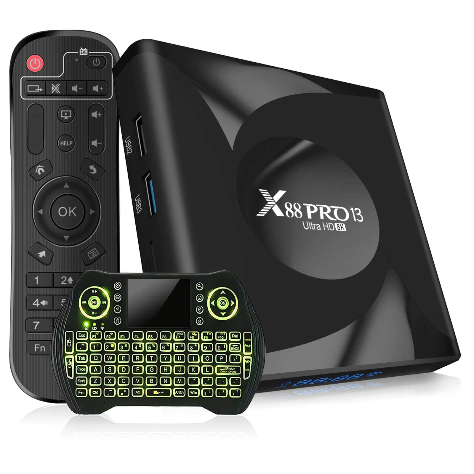 Android TV Box 2024, Android Box 13.0 OS 4GB RAM 32GB ROM, RK3528