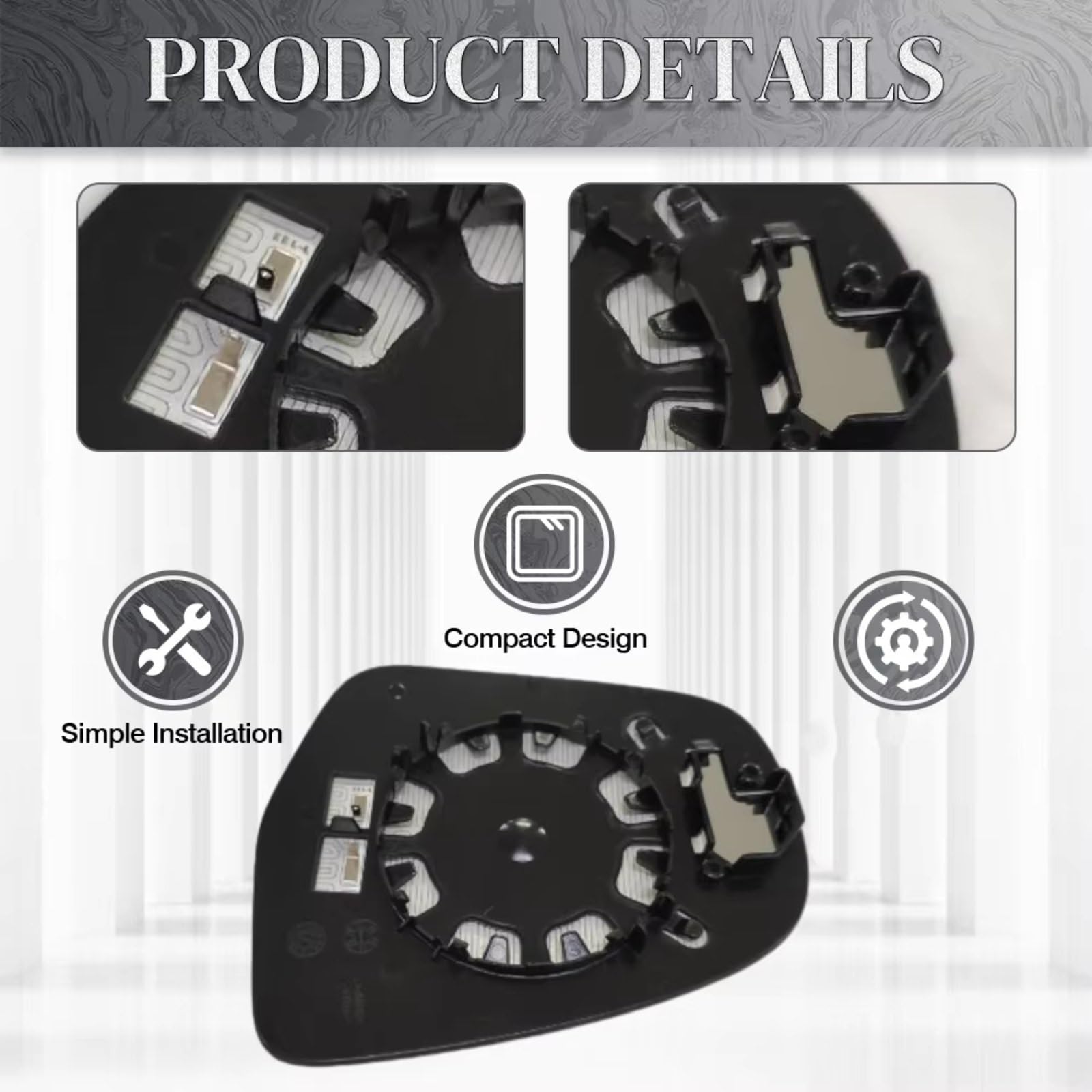 Außenspiegel Linse Kompatibel Mit Suzuki Für SX4 Für S-Cross 2013 2014 2015 2016–2023 Autoseite Beheiztes Rückspiegelglas Links Rechts