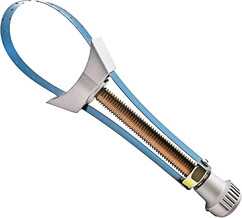 Oil Filter Wrench Adjustable Strap Spanner 60mm To 120mm Diameter | Auto Motorcycle Oil Filter Tool Strap Wrench Universal Removal Tools Suction Tweezers Replacement Tips Strap Wrench