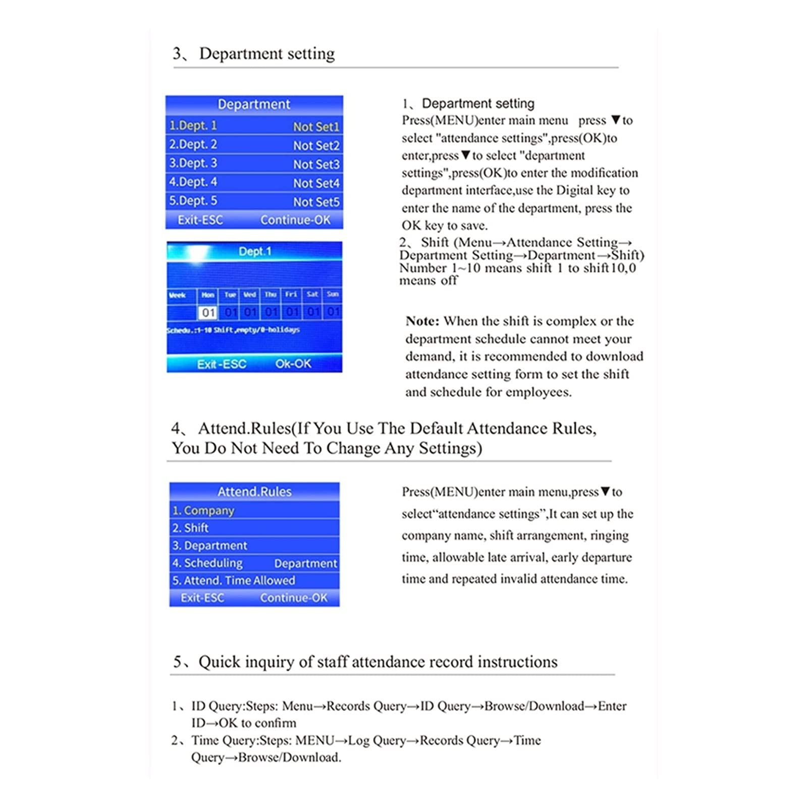 Orologi per dipendenti di piccole imprese, Software di riconoscimento biometrico del registratore del disco USB del disco del tempo di impronta digitale per uffici, fabbriche, alberghi, scuole, ristor