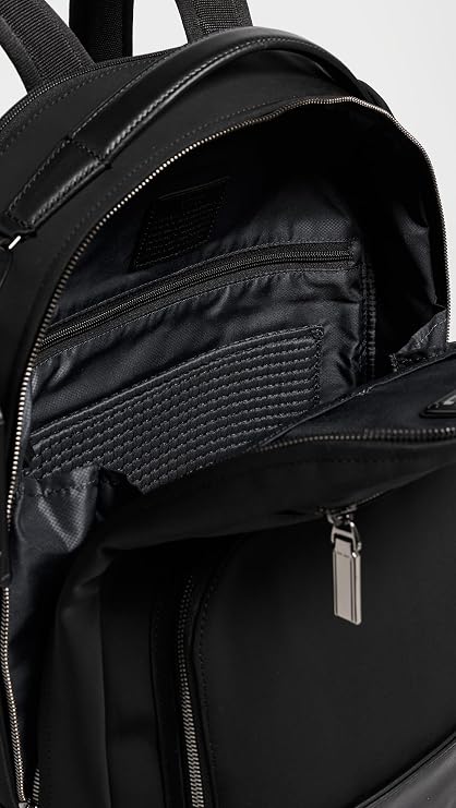 TUMI Men's Warren Backpack, Black, One Size