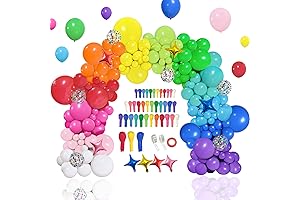 Rainbow Balloons Garland Arch Kit
