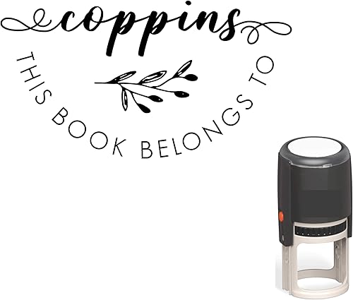 Miniatura 5 de Sello de nombre de libro de la biblioteca | de la biblioteca del sello | Por favor regrese a | Esto pertenece Stamper personalizado | Ex Libris