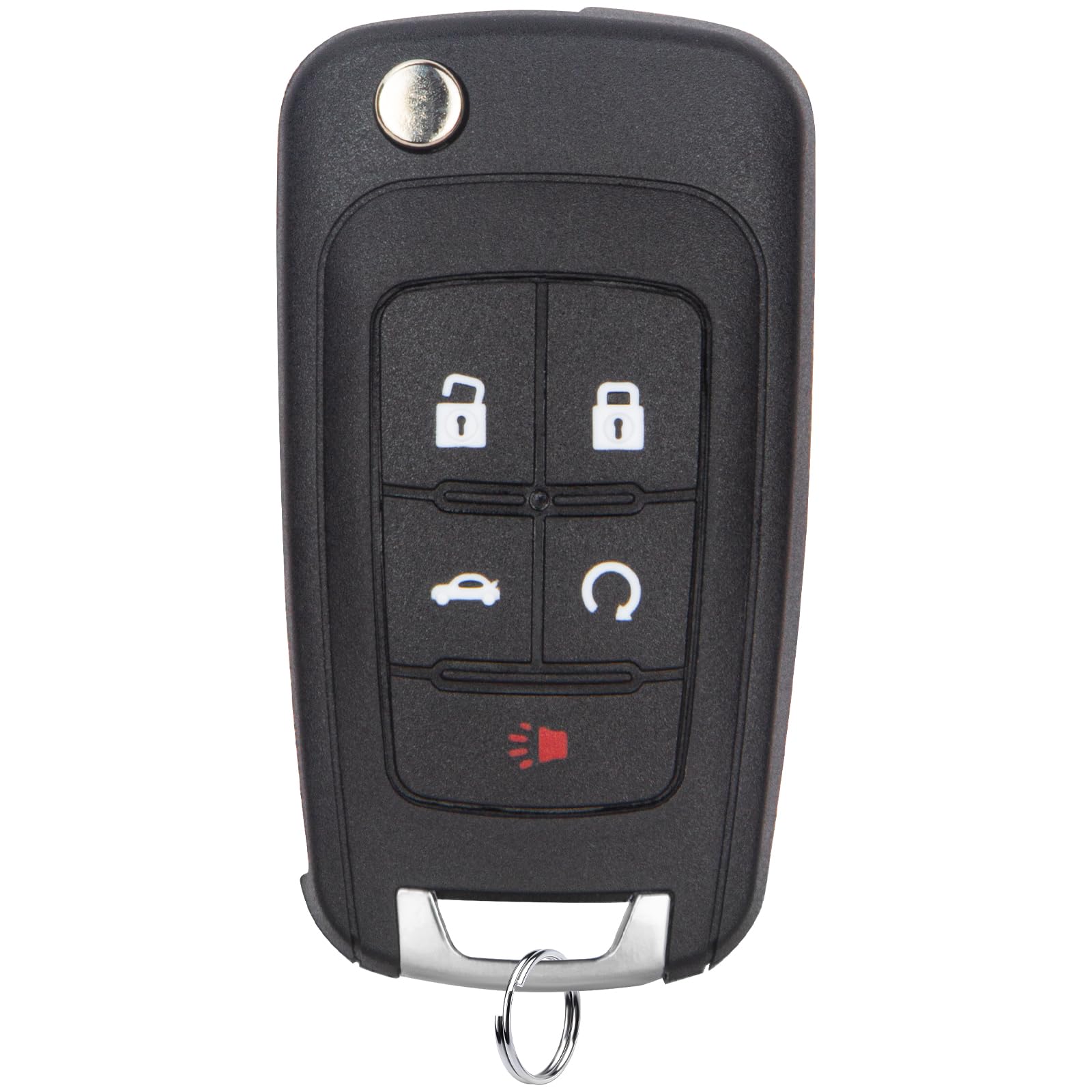Chiave di ricambio per auto con telecomando Keyless Entry compatibile con Chevy Cruze/Camaro/Impala/Equinox/GMC Terrain/Lacrosse 2010 2011 2012 2013 2014 2015 2016 2017 Chiave di ricambio per