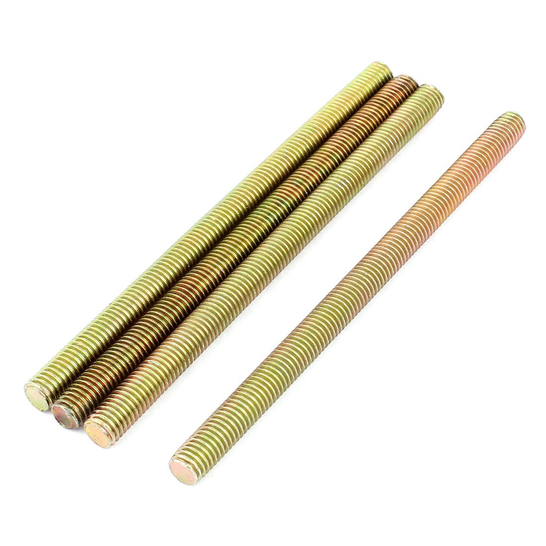Amazon.com: uxcell 1.25mm Pitch M8 x 130mm Male Threaded Rod Bar Bronze ...
