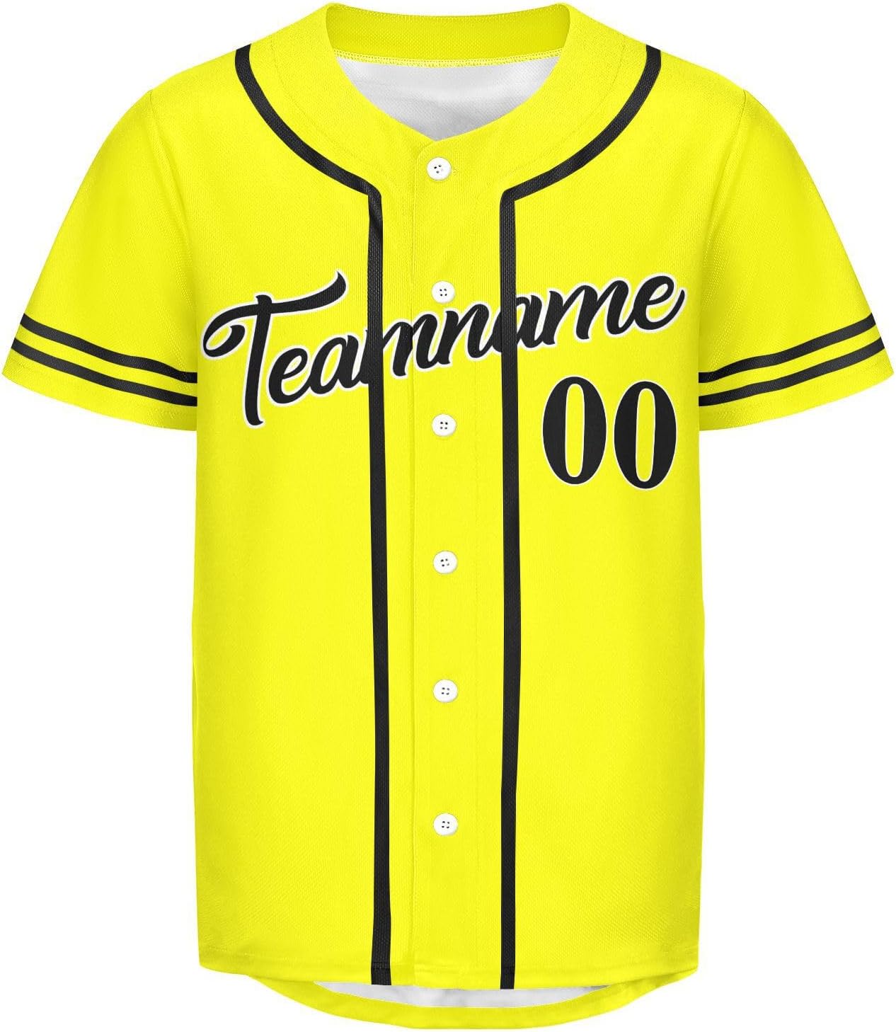 Custom Black Baseball Jersey Personanlized Name Number Softball Jerseys Sports Uniform for Men Women Youth - Image 2