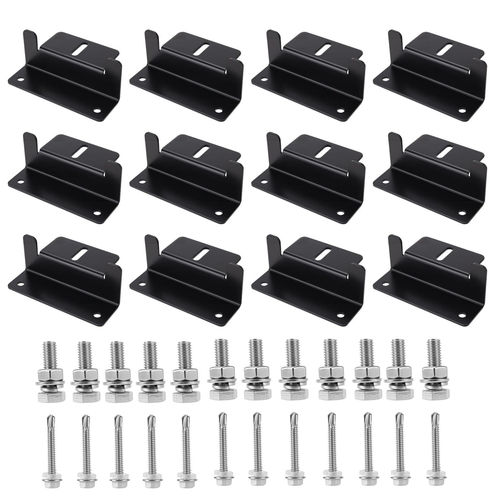 Fixation panneau solaire camping-car et bateau avec ce kit de supports en Z en aluminium
