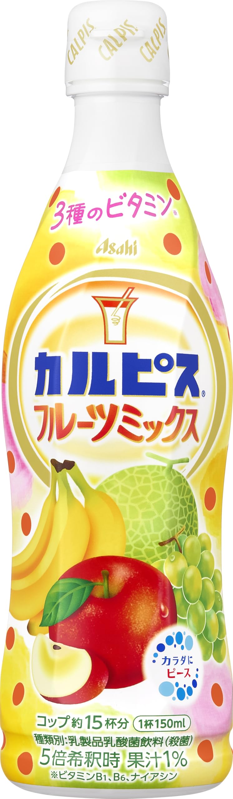 Amazon.co.jp: 【6本】アサヒ飲料 カルピス フルーツミックス 470ml
