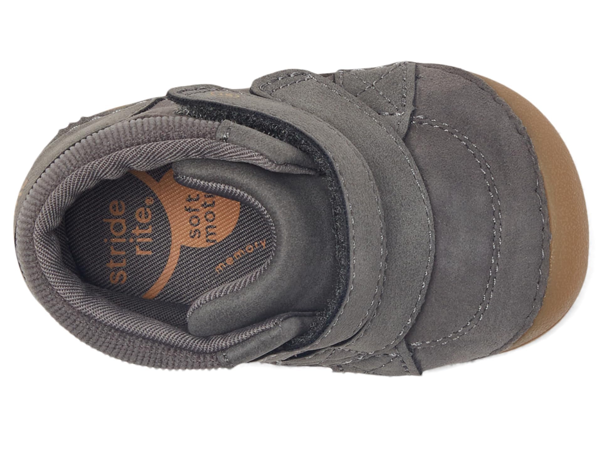 Stride Rite Kids SM Martin Sneaker, Grey, 3.5 US Unisex Toddler