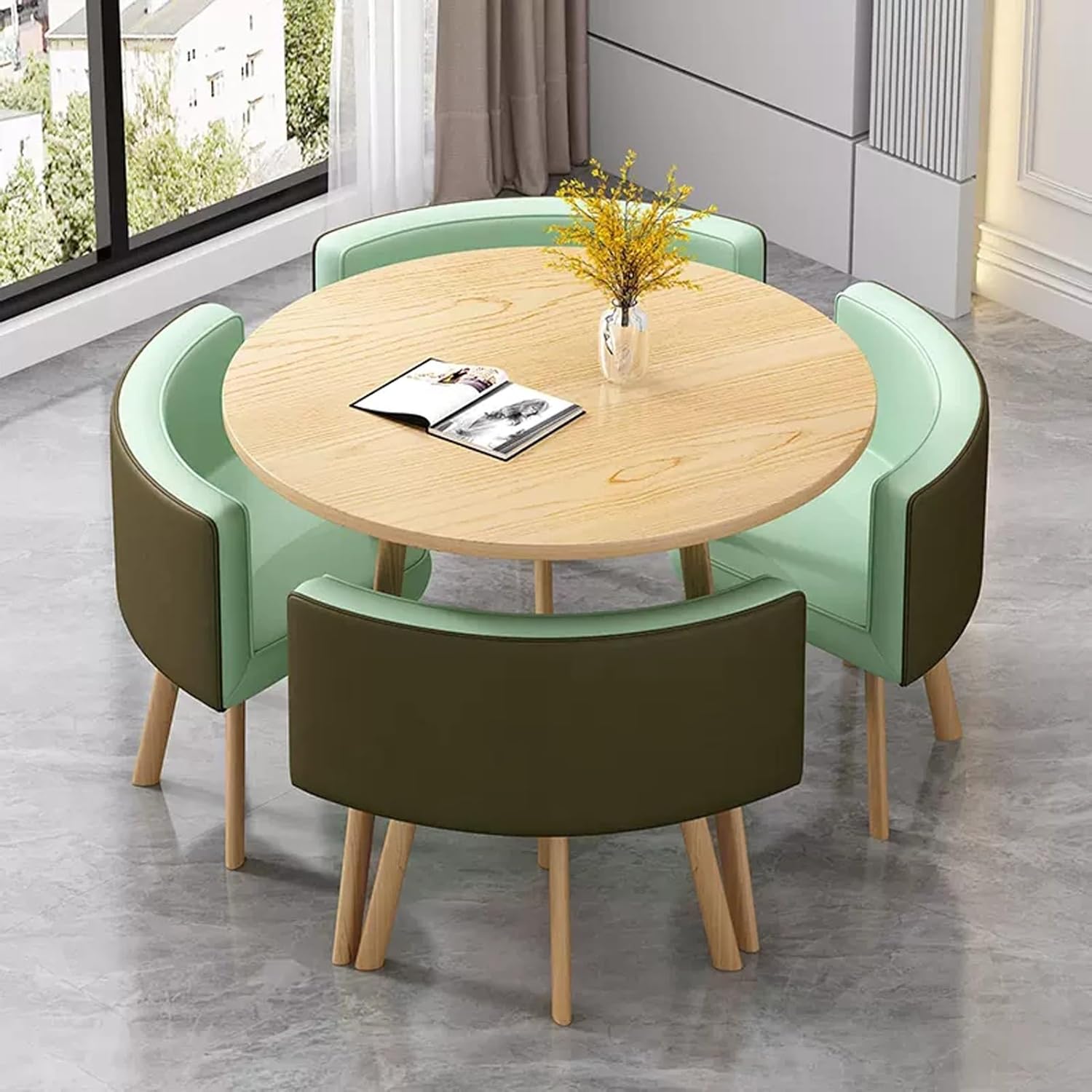 Conference Room Table and Chairs Set for Office Reception, Negotiation Dining Table, Coffee Table and Chair Set, Club Room Furniture