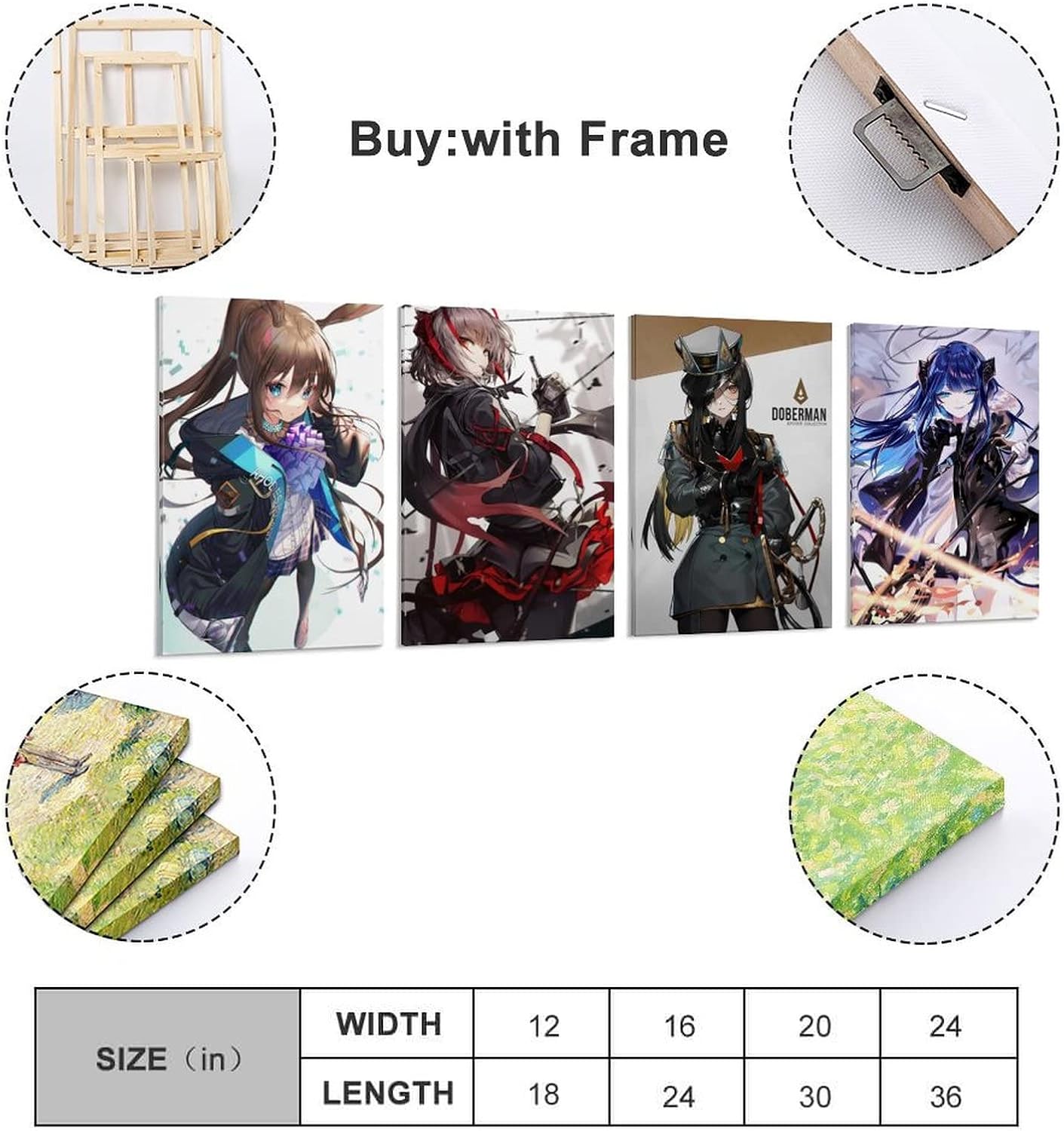 Amazon Co Jp アニメ風 ポスター 4つセット 可愛い アークナイツ W アークナイツ ドーベルマン アークナイツ アークナイツ アーミヤ 壁キャンバス 絵画 アートパネル アートワーク 壁の絵 壁掛け 雰囲気 癒し 高精細 インテリア 油絵 軽くて取り付けやすい 接客室 出産 Amazon Co Jp アニメ風 ポスター 4つセット 可愛い アークナイツ W アークナイツ ドーベルマン アークナイツ アークナイツ アーミヤ 壁キャンバス 絵画 アートパネル アートワーク 壁の絵 壁掛け 雰囲気 癒し 高精細 インテリア 油絵 軽くて取り付けやすい 接客室 出産