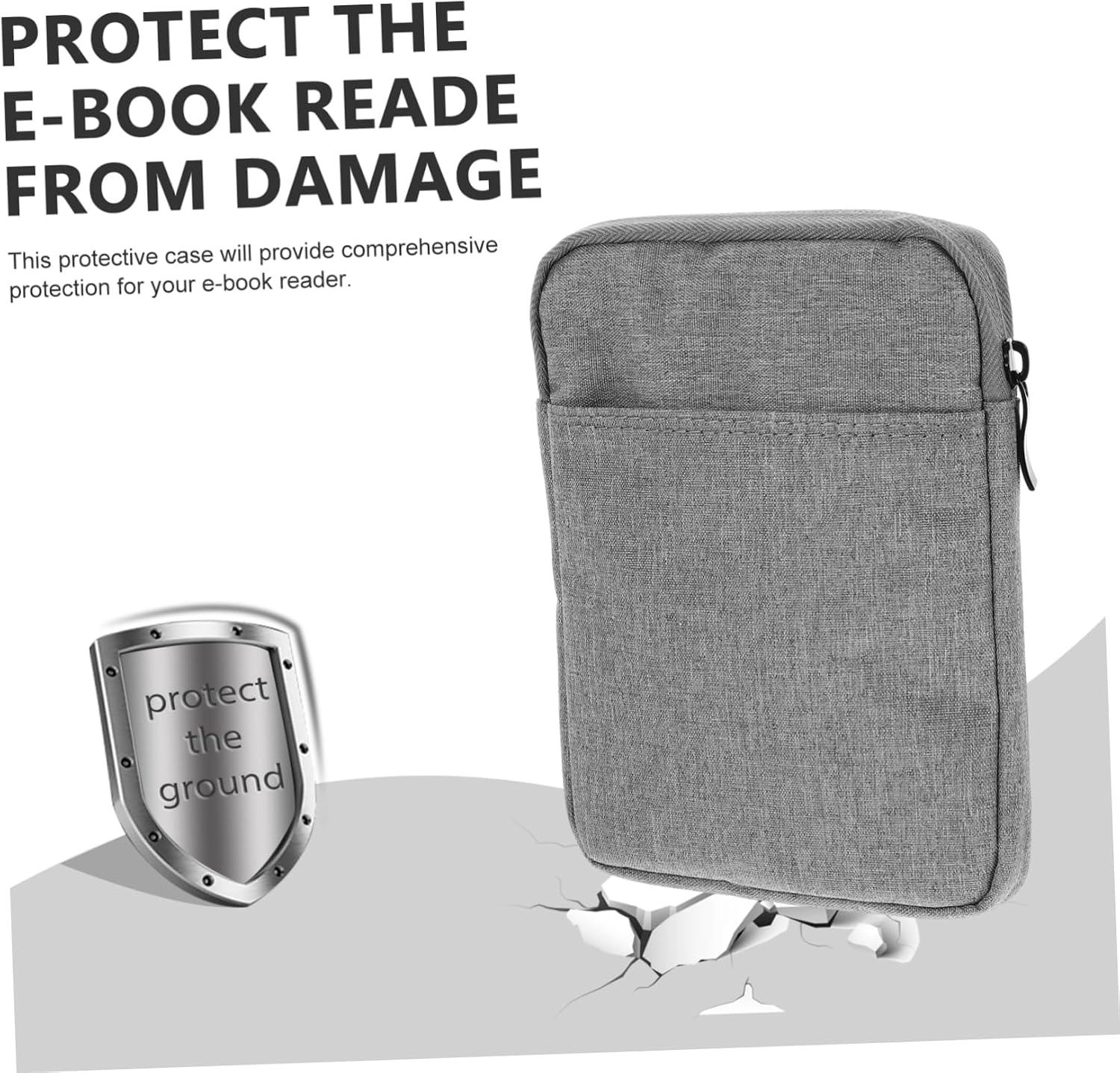 Ebook Reader Protective Case Stylish Carrying Bag for E-Readers Sleeve for Enhanced and Organization of Accessories