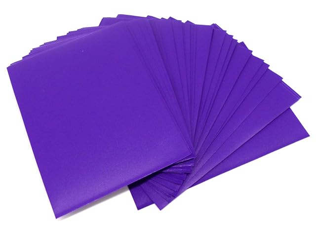 Foto 2 de 3 de docsmagic.de 60 Double Mat Purple Card Sleeves Small Size 62 x 89 - Púrpura - Mini Fundas - YGO