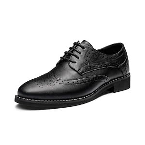 Bruno Marc Womens Classic Oxfords Lace Up Business Formal Wingtip Brogue Dress Shoes