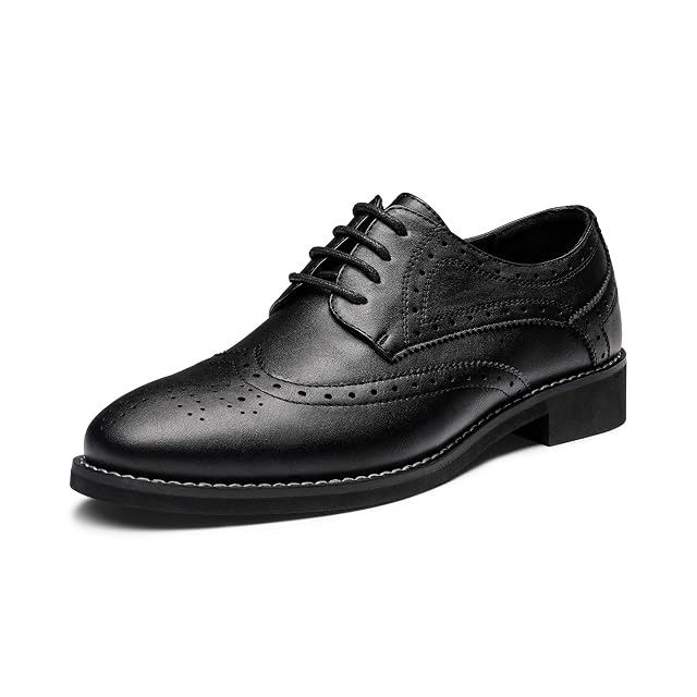 Bruno Marc Womens Classic Oxfords Lace Up Business Formal Wingtip Brogue Dress Shoes