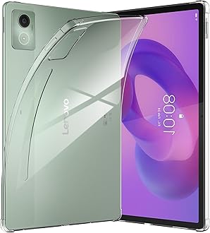 Anoowkoa TPU Case for Lenovo Idea Tab Pro 12.7 Inch Tablet Case Clear with Built-in Camera Lens Protector Thin Transparent Protective Back Cover Soft Flexible Bumper Hybrid Silicone Case