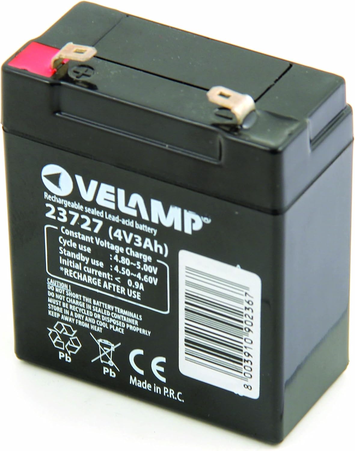 Batteria Al Piombo 12V 7Ah Velamp - Ermetica E Senza Manutenzione Per Allarmi, UPS E Domotica - Foto 7