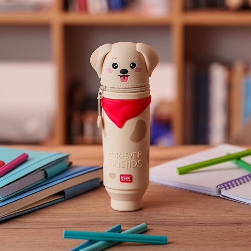 LEGAMI - Kawaii Étui École 2 en 1 en Silicone Souple, Golden - 6