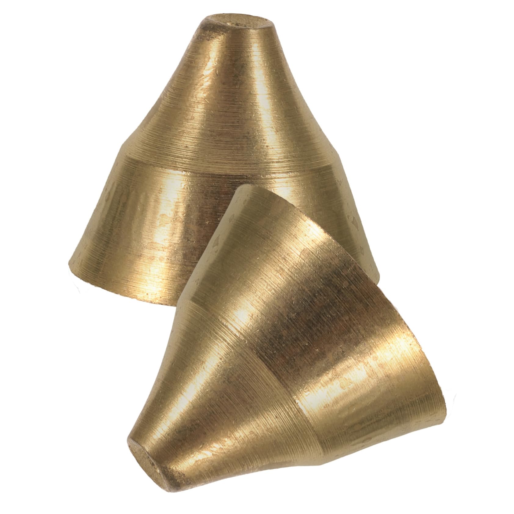 GOOHOCHY Vintage Bell 2pcs Handmade Bell Percussion for Meditation Music Decor Unique Ringing Tone