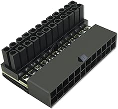 24-Pin ATX PSU Port 90-Degree Adapter - Premium Motherboard Power Connector for Improved Cable Management