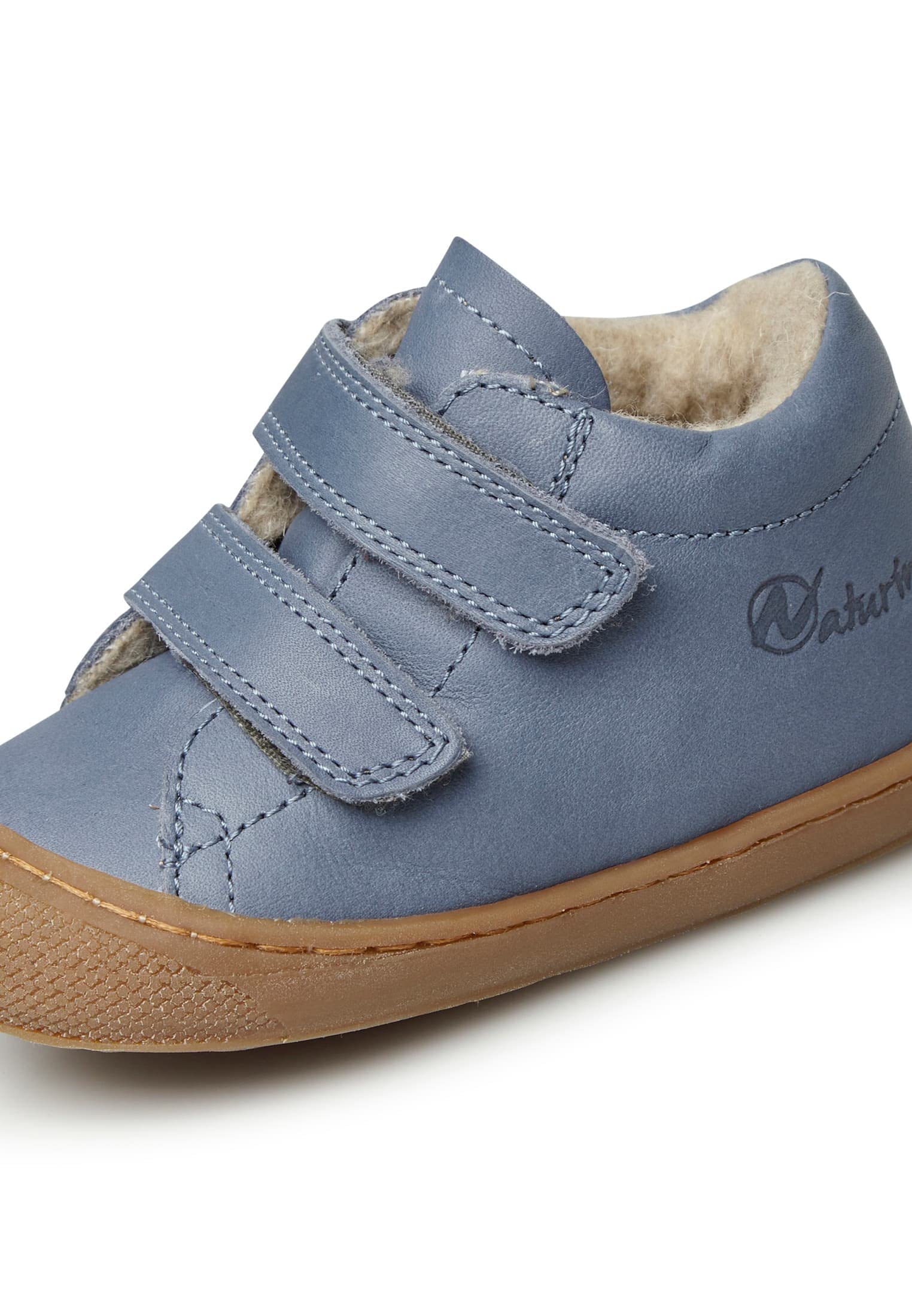 Naturino Cocoon VL-Lauflernschuhe aus Nappaleder mit Wollfutter Himmlisch 20