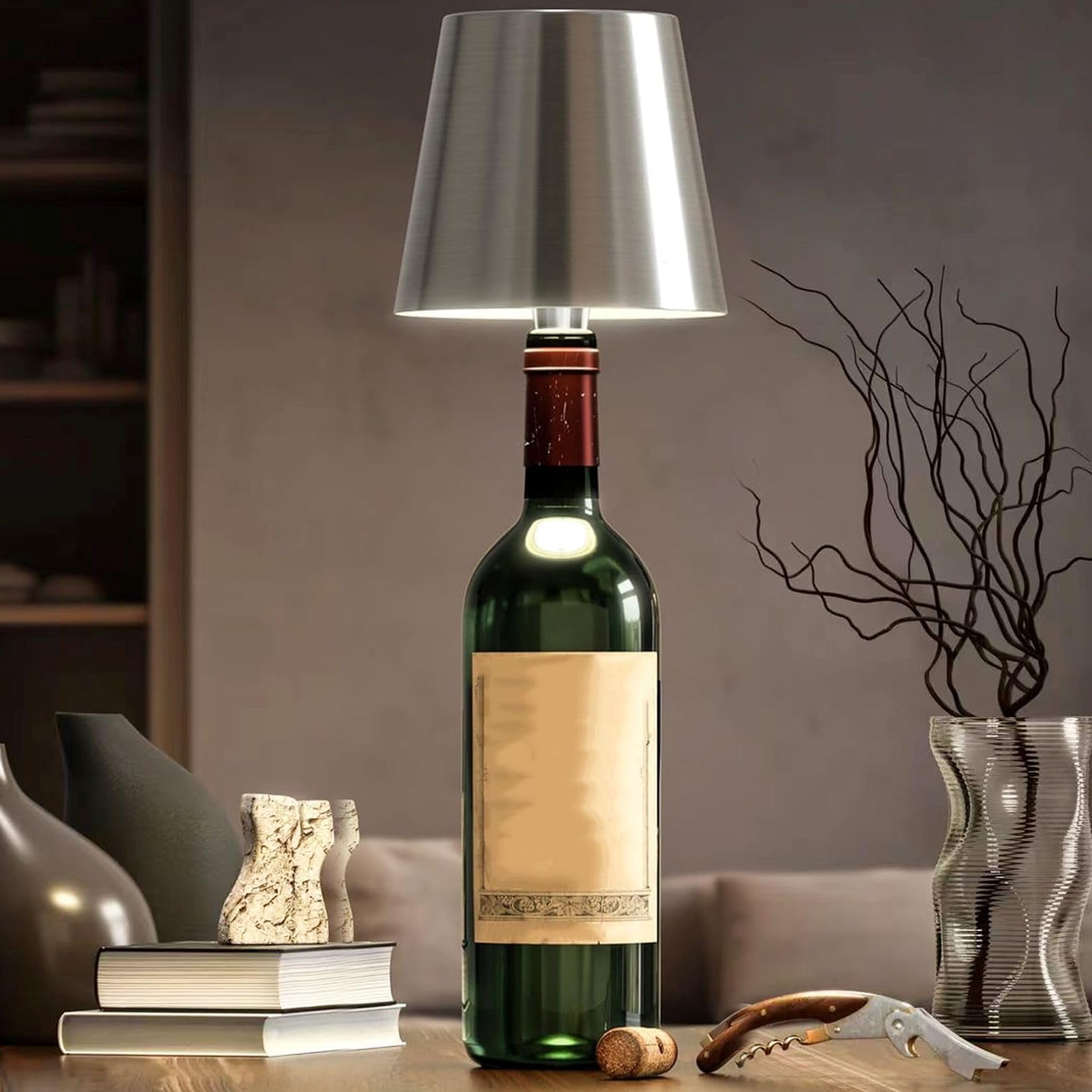 ワインボトル型照明 楽天市場】ワインボトル ledライトの通販