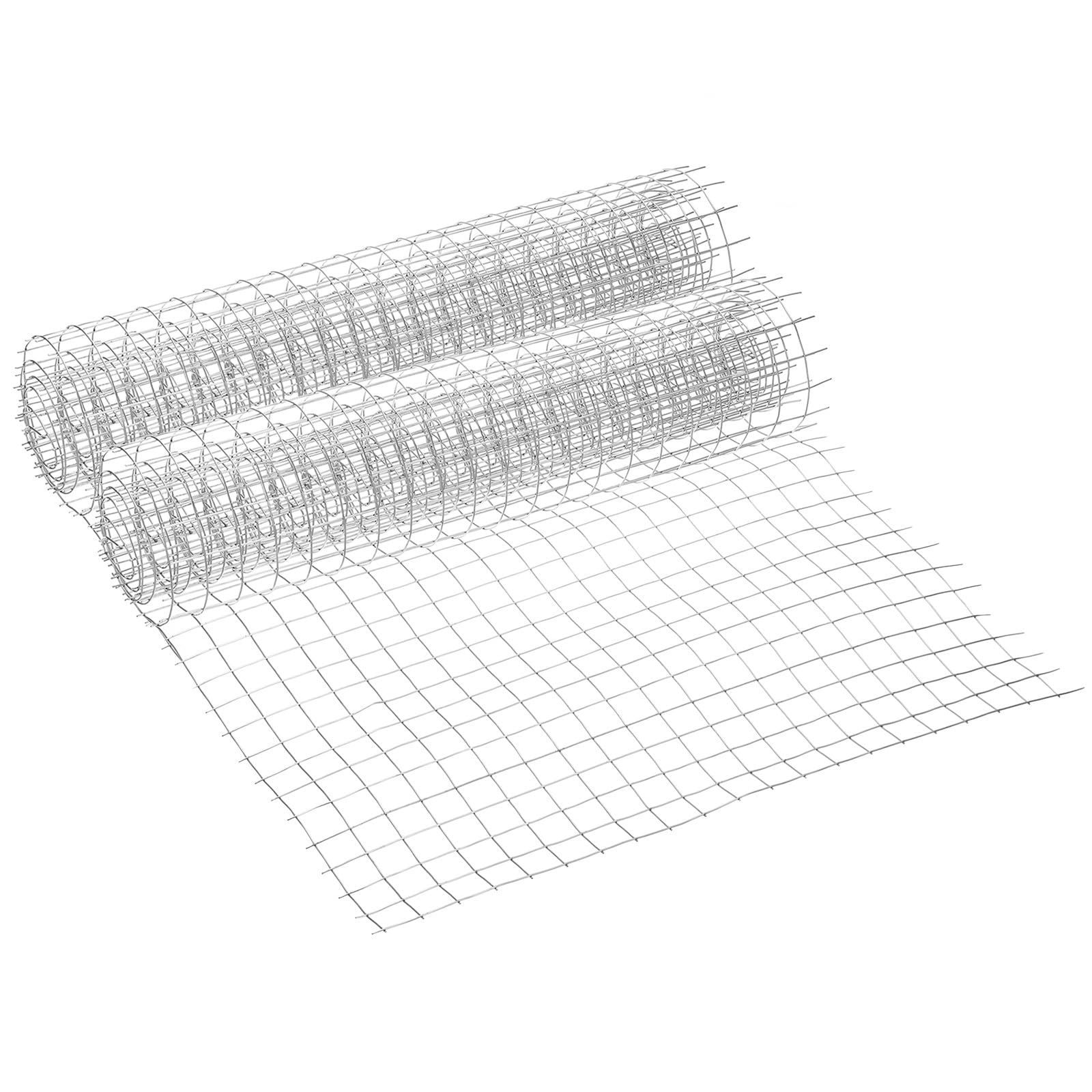 PATIKIL Grillage Métallique 15.8"x3.3ft, 2 Rouleaux 5/7"(18mm) 17 Gauge Tissé en Acier Inoxydable 304 Rouleau de Grillage Clôture pour Jardin Animaux Clôture à Poules Clôture à Lapins