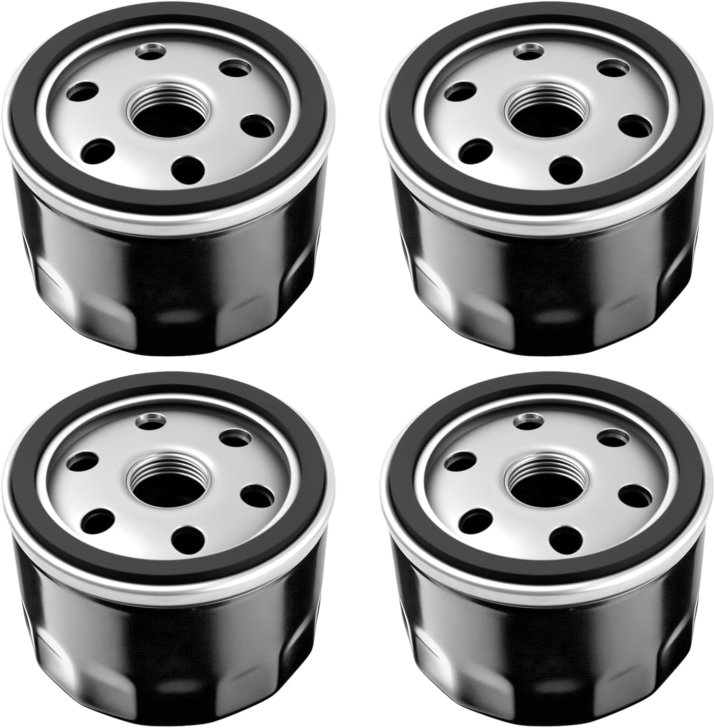 49065-0721 49065-7007 Oil Filter Compatible with Kawasaki FR730V FX730V FR691V FS691V FR600V FX691V FS651V FR651V FX600V Engines Replace 49065-2077 49065-7002 4 Pack