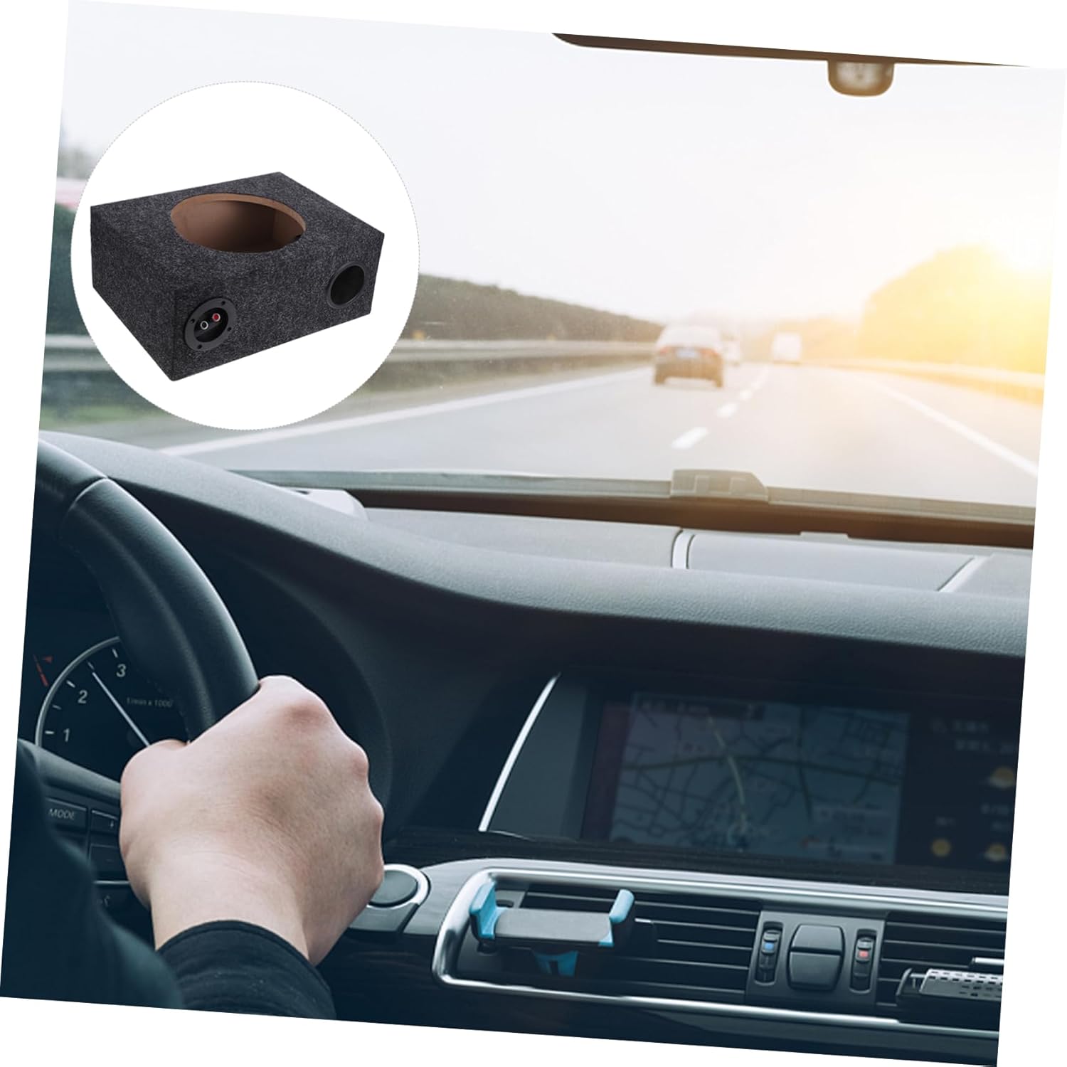Cabilock Vehicle Subwoofer Enclosure Box Design for Easy Installation Audio Performance Compatible
