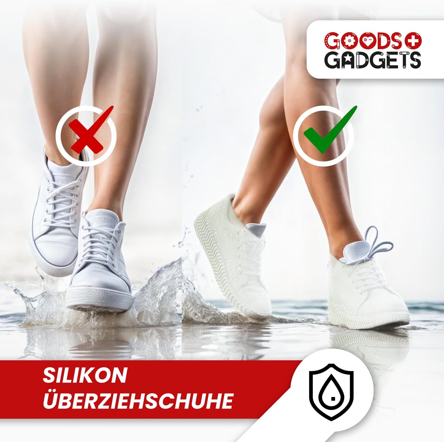 GOODS+GADGETS: Die ultimativen wasserdichten Silikon-Überschuhe für Regentage!