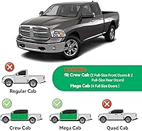 Vista 339 de Visera de ventana para Chevy Silverado 1500/GMC Sierra 1500/Avalanche/Suburban Crew Cab 2007-2013, protectores de lluvia, deflector de ventilación