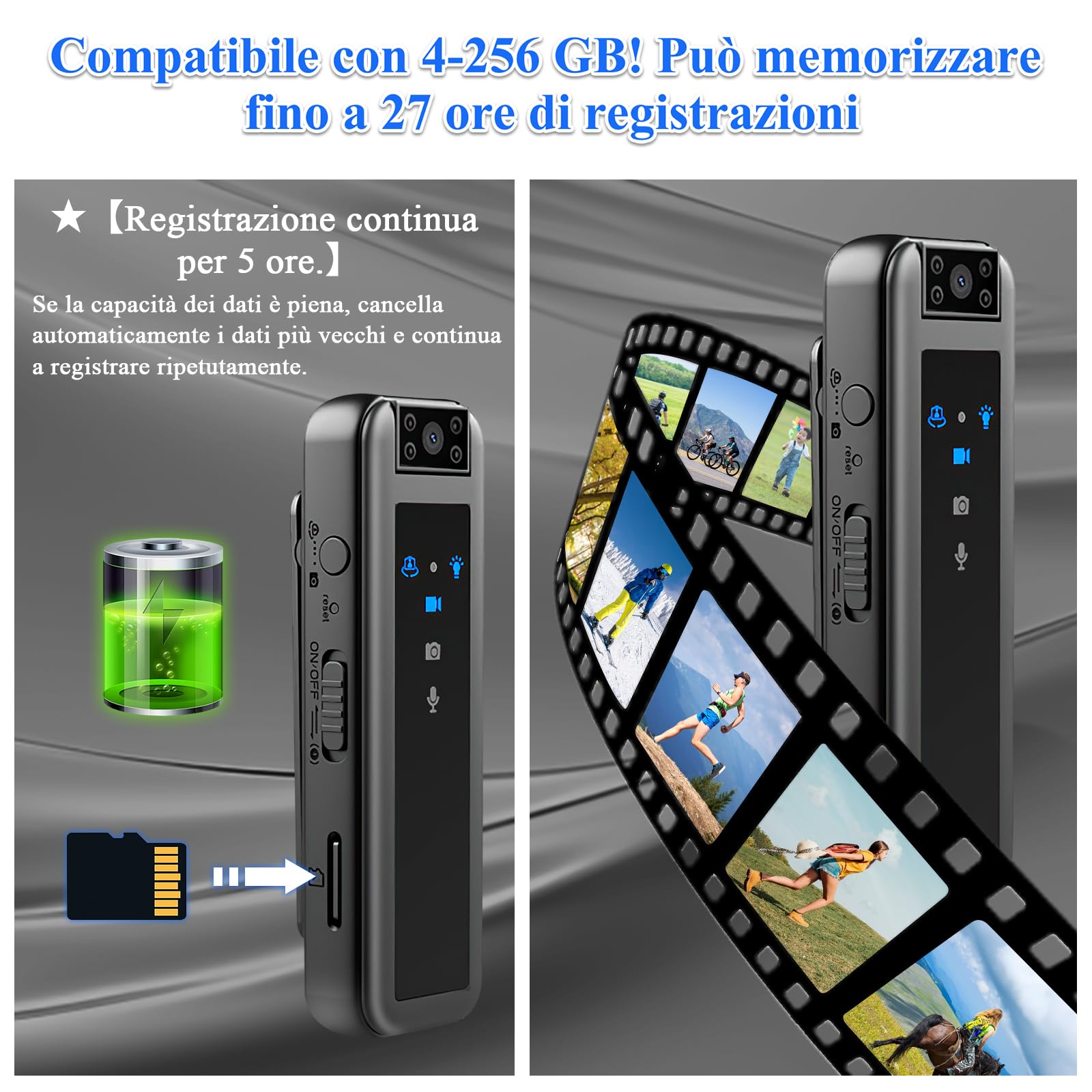 Telecamera Spia 4K UHD WiFi | Mini DV Portatile | Visione Notturna E Rilevamento Movimento - Foto 12