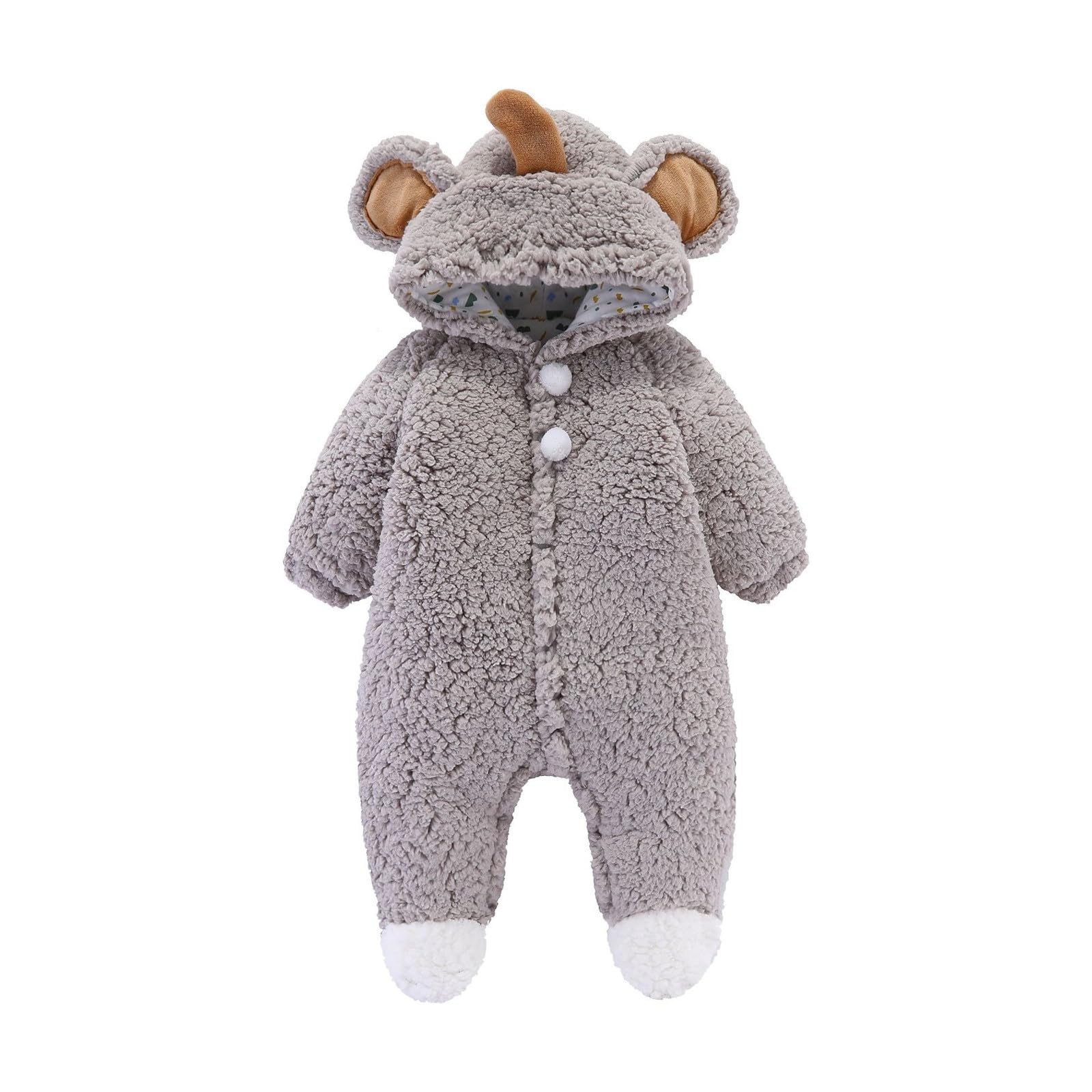 Combinaison de neige bébé imperméable et chaude avec grenouillère ski - 3