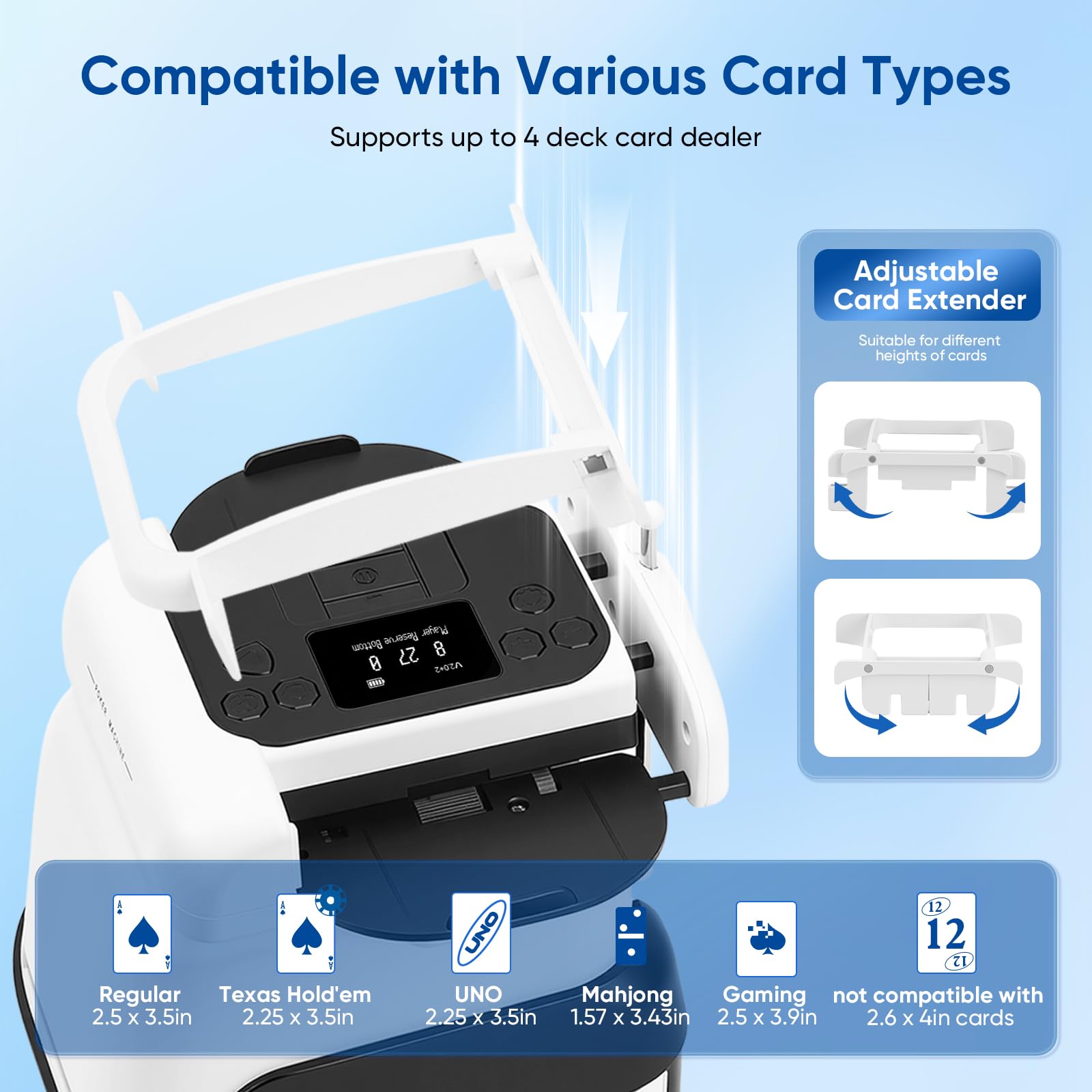 Miscelatore e Distributore di Carte Automatico 2 in 1
