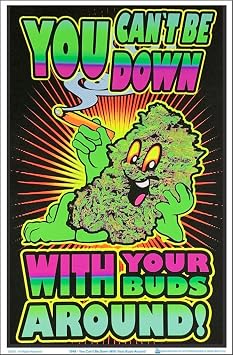 Scorpio Posters You Cant Be Down with Your Buds Around - Flocked - Blacklight Poster - 23" x 35"