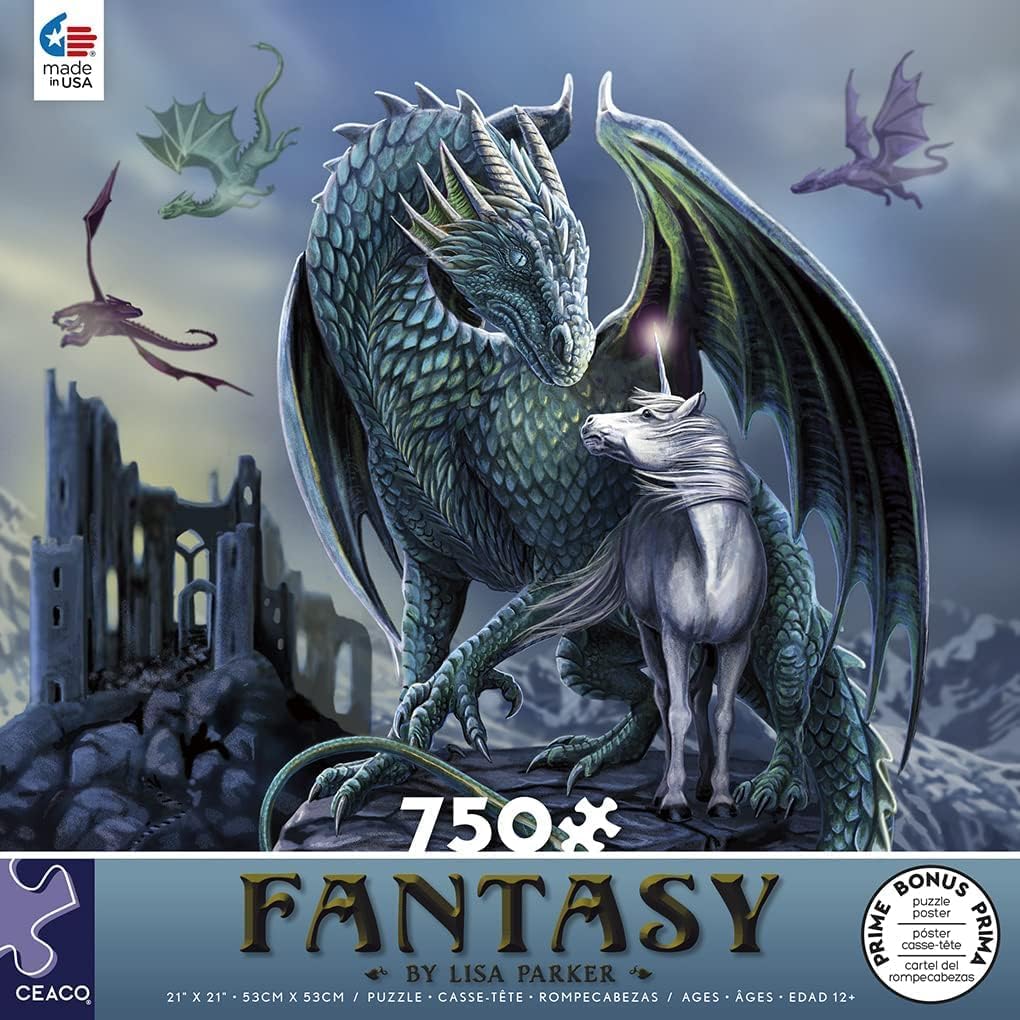 Ceaco - Fantasy - Protector of Magic Jigsaw Puzzle - 750 Piece Jigsaw Puzzle