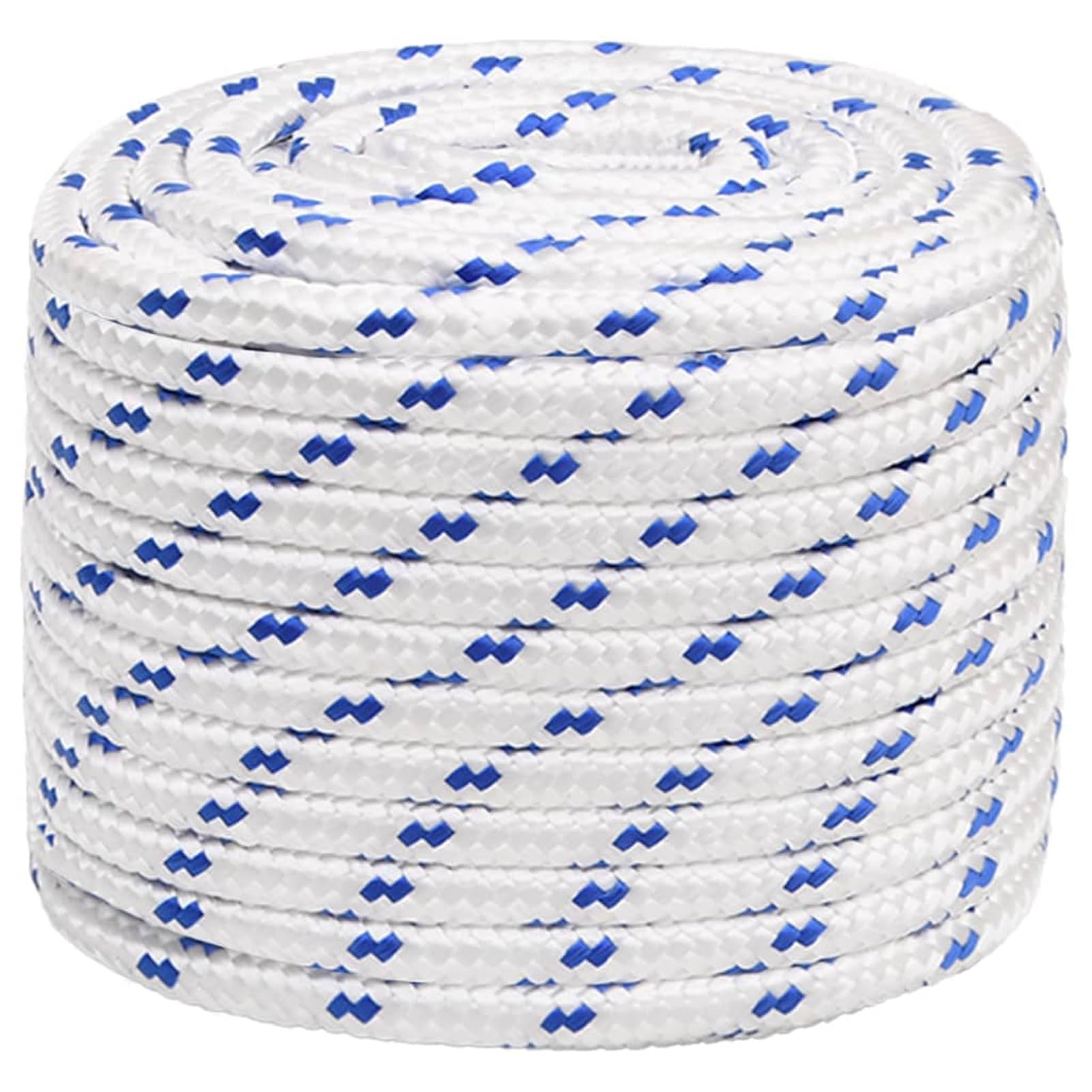 Rantry Corda per barche bianca, 18 mm 100 m, in polipropilene, per imbarcazioni e yacht, corda da ormeggio per barche e cavi hardware