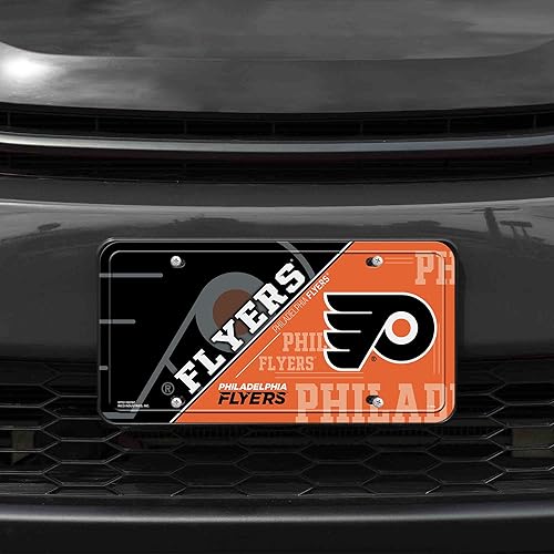 Vista 74 de Rico Industries NHL Hockey Split Metal Auto Tag 6" x 12" - Great for Truck/Car/SUV